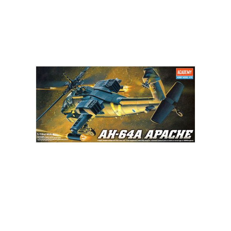 Kunststoffhubschraubermodell AH-64A Apache 1/72 | Scientific-MHD