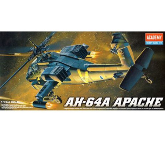 Kunststoffhubschraubermodell AH-64A Apache 1/72 Kunststoffhubschraubermodell AH-64A Apache 1/72 | Scientific-MHD