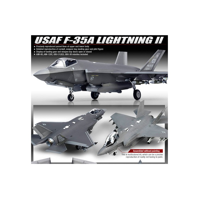 F-35A Kunststoffebene Modell Lightning II MCP 1/72 | Scientific-MHD