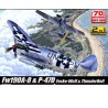 D-Day Plastic Flugzeugmodell P-47 & FW190A-8 Combo 1/72 | Scientific-MHD D-Day Plastic Flugzeugmodell P-47 & FW190A-8 Combo 1/72 | Scientific-MHD