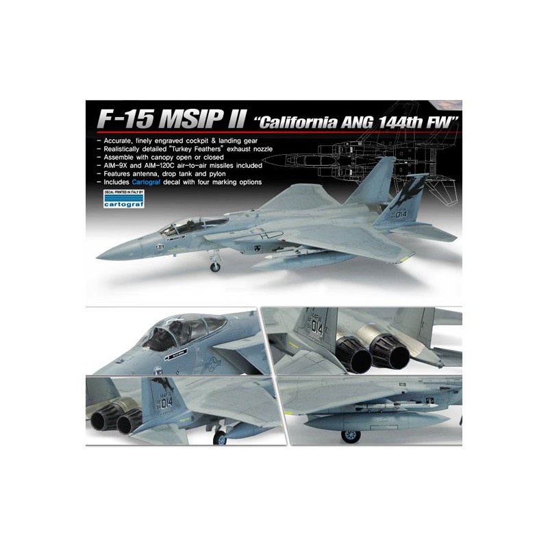 F-15 Kunststoffebene Modell MSIP II 144. FW 1/72 | Scientific-MHD F-15 Kunststoffebene Modell MSIP II 144. FW 1/72 | Scientific-MHD