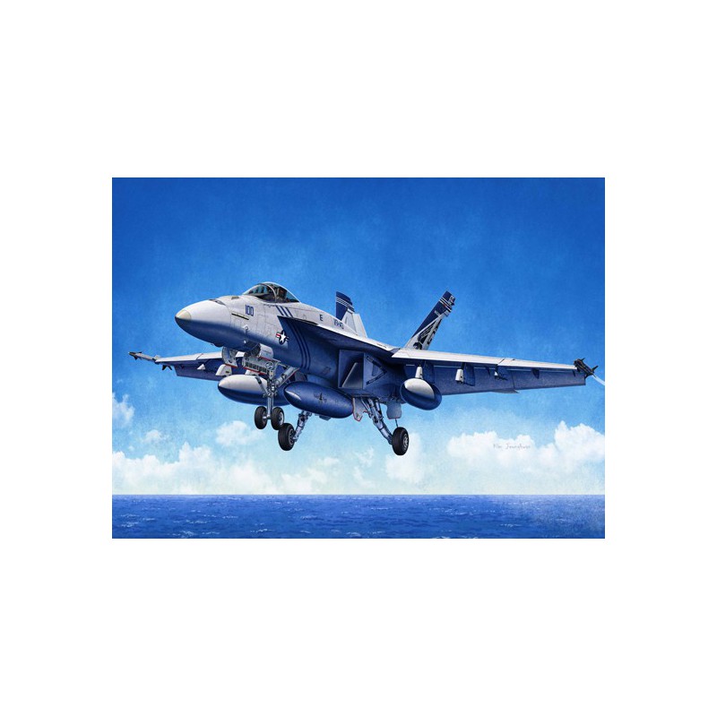 USN F/A-18E Kunststoffebene Modell VFA-143 1/72 | Scientific-MHD