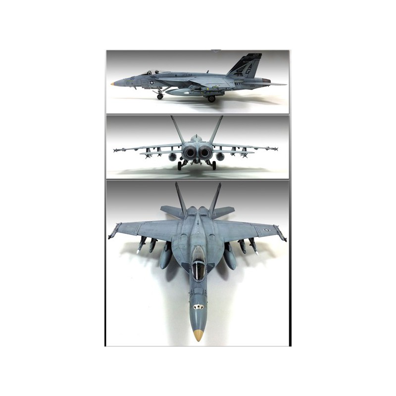 USN F/A-18E Kunststoffebene Modell VFA-143 1/72 | Scientific-MHD