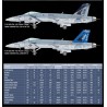USN F/A-18E Kunststoffebene Modell VFA-143 1/72 | Scientific-MHD