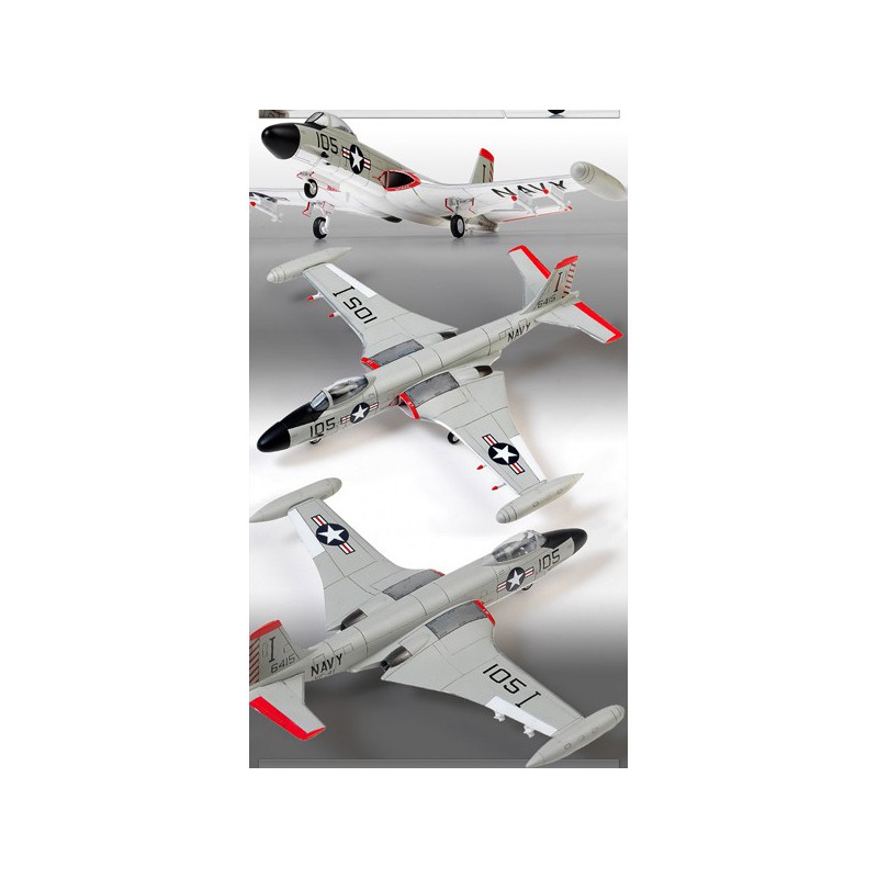 USN F2H-3 Kunststoffebene Modell schwarze Asse 1/48 | Scientific-MHD USN F2H-3 Kunststoffebene Modell schwarze Asse 1/48 | Scientific-MHD