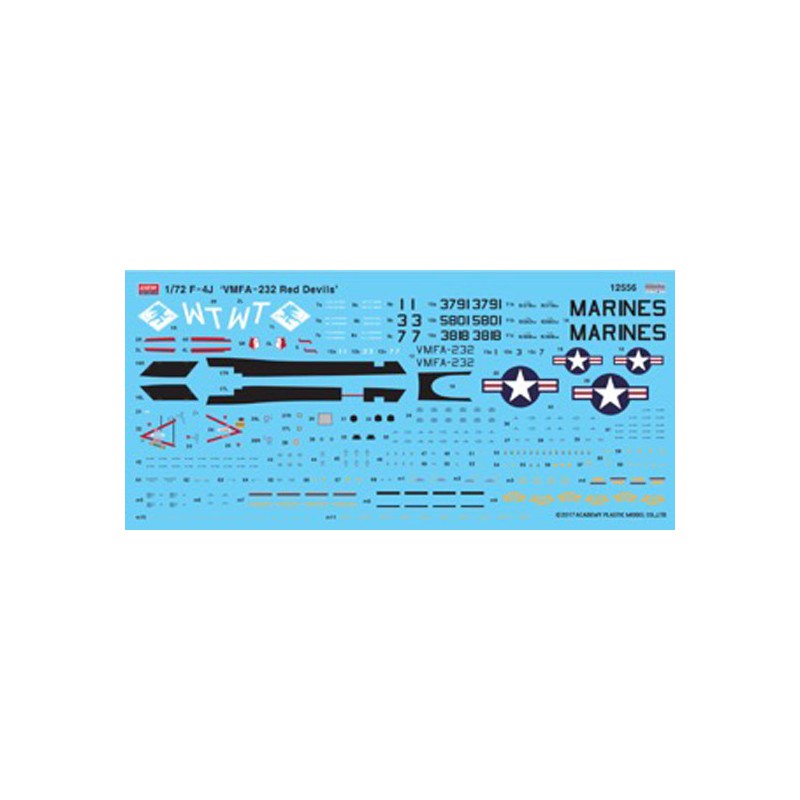 USMC F-4J Red Devils 1/72 Kunststoffebene Modell | Scientific-MHD