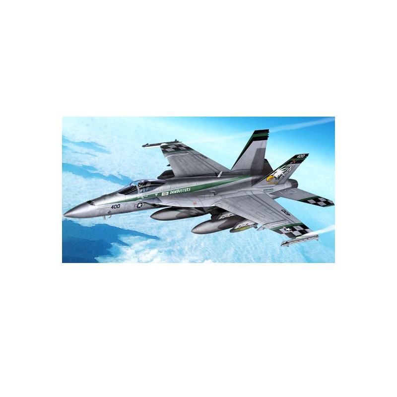 USN F/A-18E VFA-195 Plastikflugzeugmodell "Chippy Ho" 1/72 | Scientific-MHD