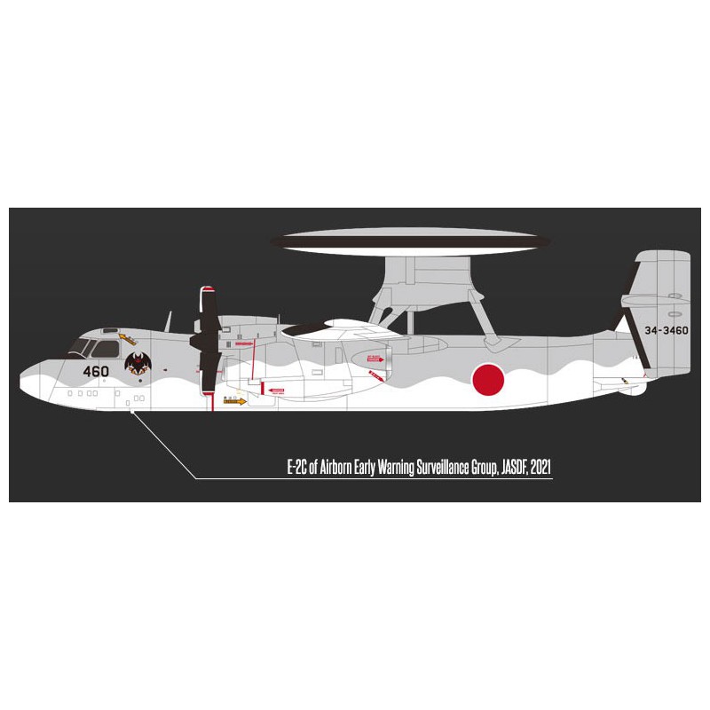 USN E-2C Kunststoffebene Modell VAW-113 1/144 | Scientific-MHD USN E-2C Kunststoffebene Modell VAW-113 1/144 | Scientific-MHD