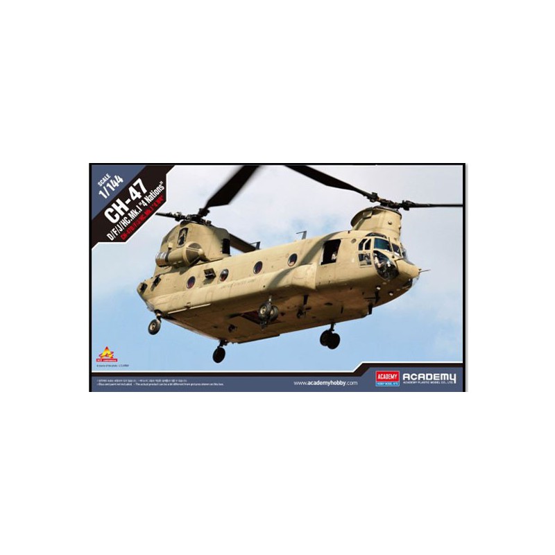 Kunststoffhubschraubermodell CH-47 D/F/J/HC.MK.I 1/144 | Scientific-MHD