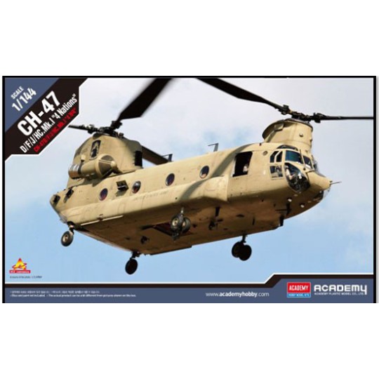 Kunststoffhubschraubermodell CH-47 D/F/J/HC.MK.I 1/144 | Scientific-MHD