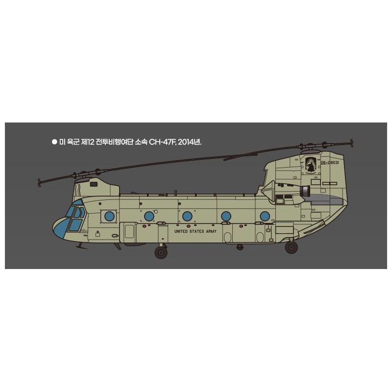 Kunststoffhubschraubermodell CH-47 D/F/J/HC.MK.I 1/144 | Scientific-MHD
