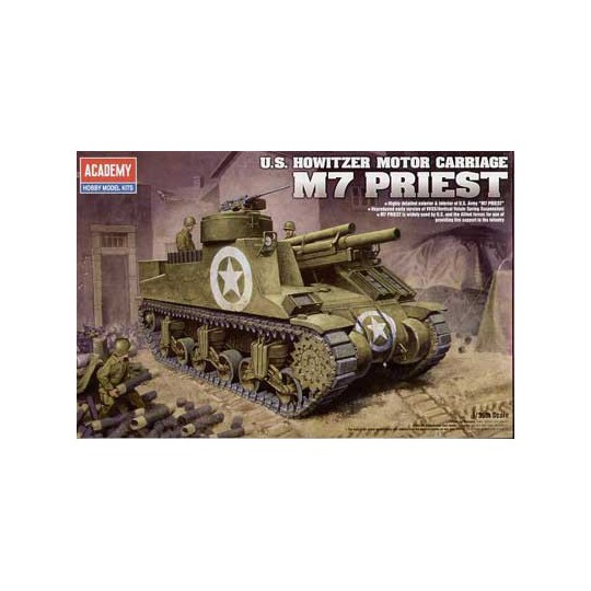 Kunststofftankmodell M7 Priester 105 mm 1/35 | Scientific-MHD