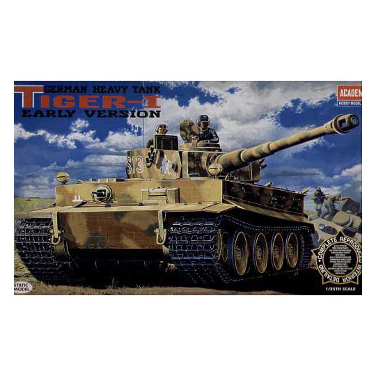 Plastik -Tag -Modell Deutsch Tiger 1 Anfang 1/35 | Scientific-MHD