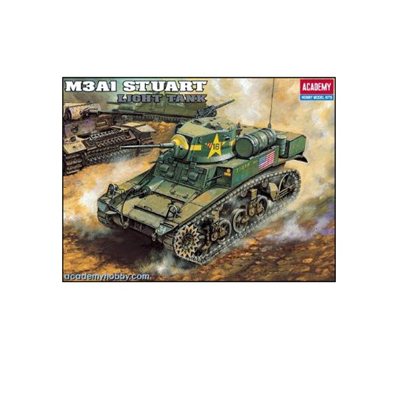 Kunststofftankmodell US M3A1 Stuart Light Tank 1/35 | Scientific-MHD