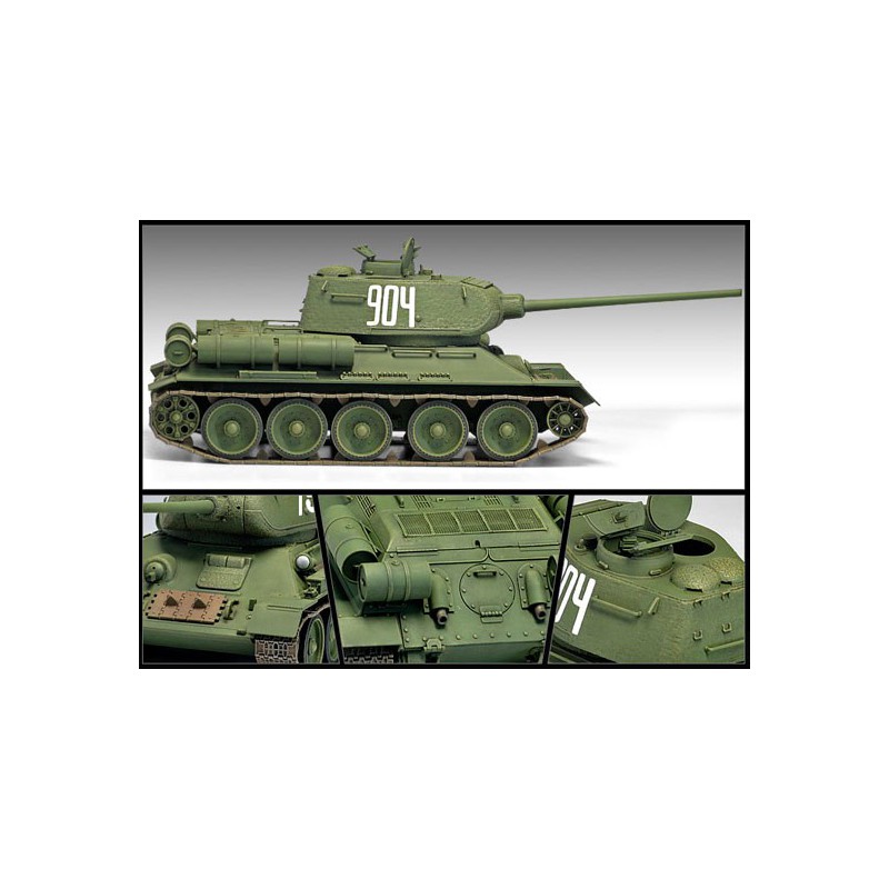 T34/85 Kunststofftankmodell N ° 112 FACTORY PROD. 1/35 | Scientific-MHD