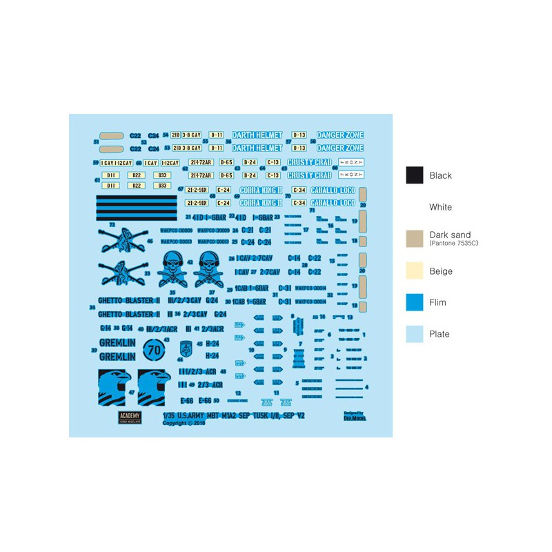 Kunststofftankmodell US Army M1A2 Tusk II 1/35 | Scientific-MHD