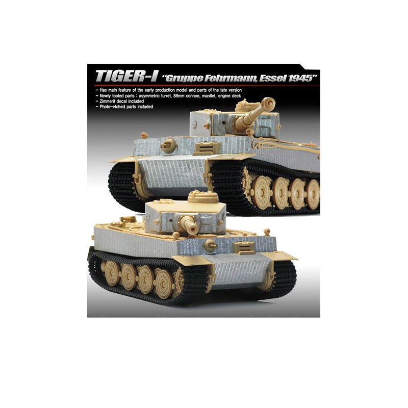 Tiger-1 Fehrmann 1/35 Plastik-Tag-Modell | Scientific-MHD