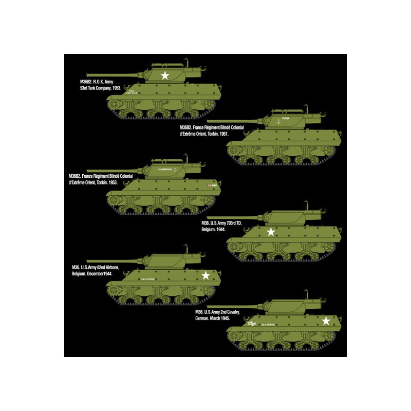 M36/M36B2 1/35 Kunststofftankmodell | Scientific-MHD