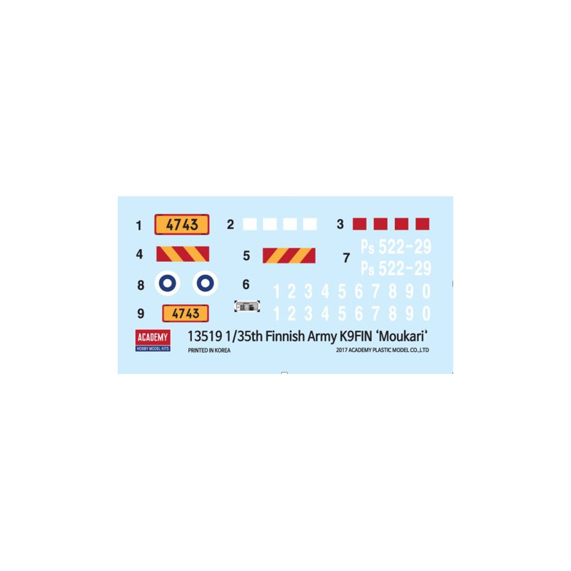 Plastiktankmodell K9 Fertigstellen Armee Moukan 1/35 | Scientific-MHD