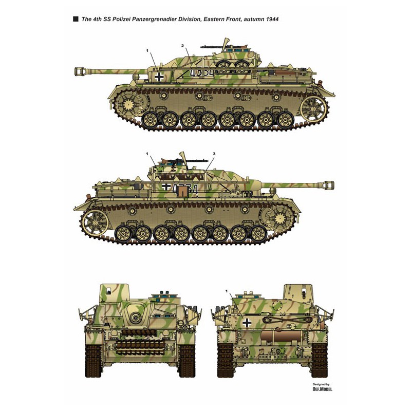 Kunststofftankmodell Deutsch Stug IV SD.Kfz.167 | Scientific-MHD