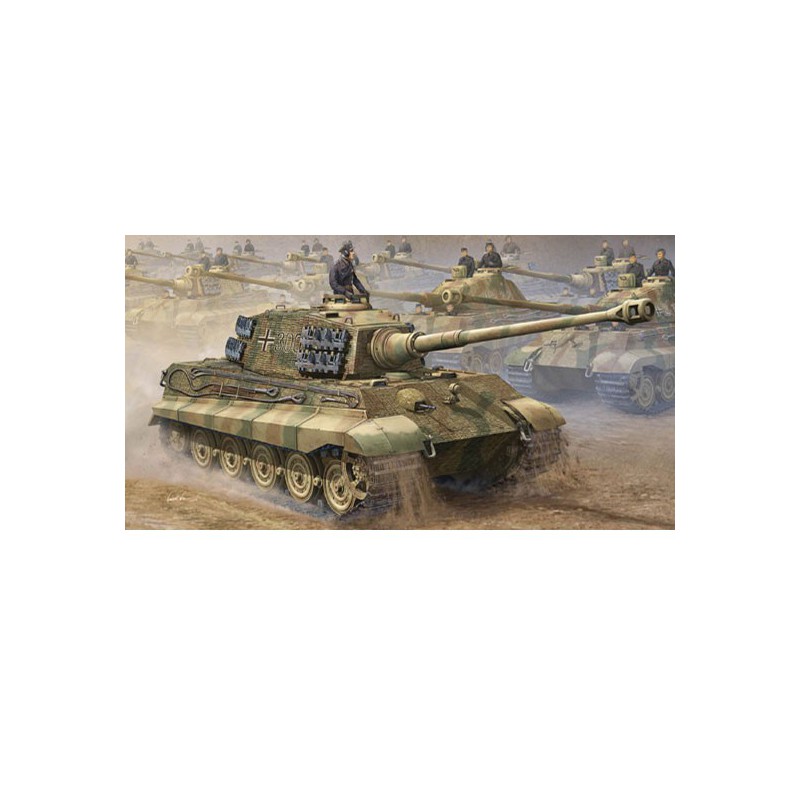 Plastiktankmodell Deutsch Kingtiger 2 in 1 | Scientific-MHD