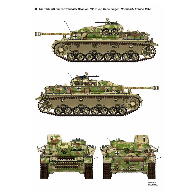Kunststofftankmodell Deutsch Stug IV SD.Kfz.167 | Scientific-MHD