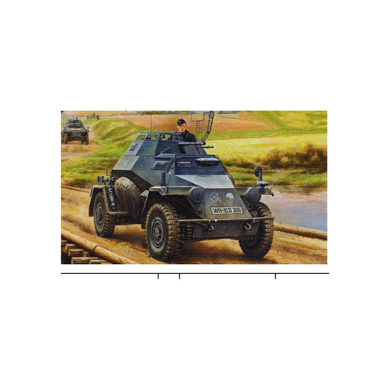Kunststofftankmodell 35043-sd.kfz.222 1/35 | Scientific-MHD