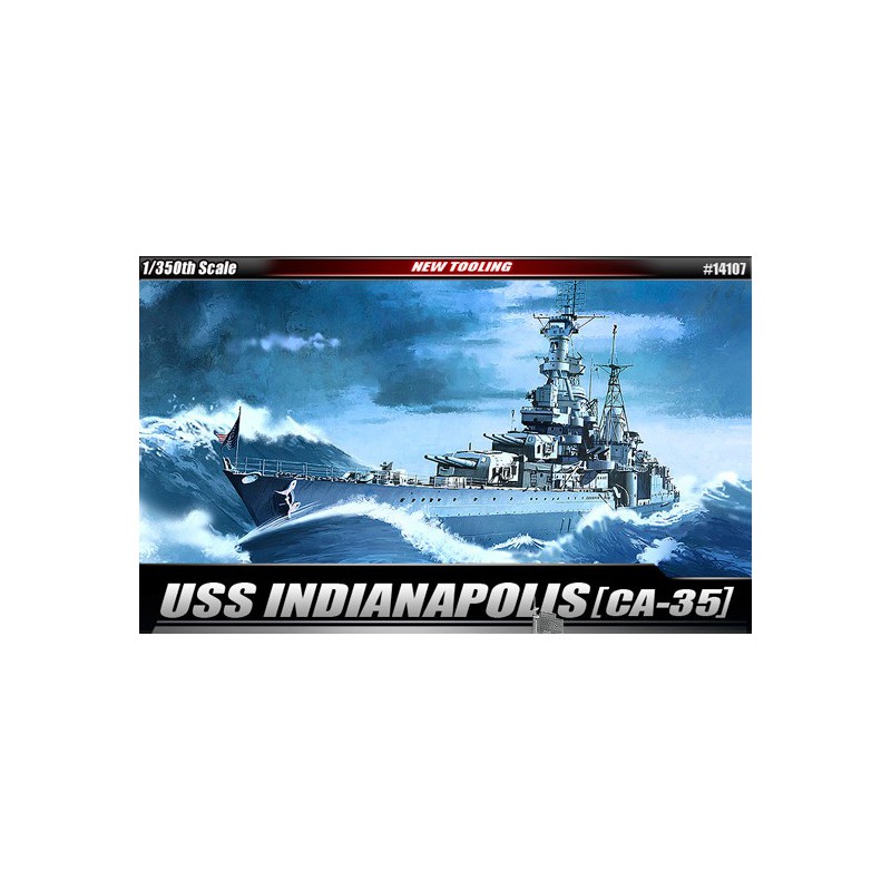 Plastikbootmodell USS CA-35 Indianapolis 1/350 | Scientific-MHD