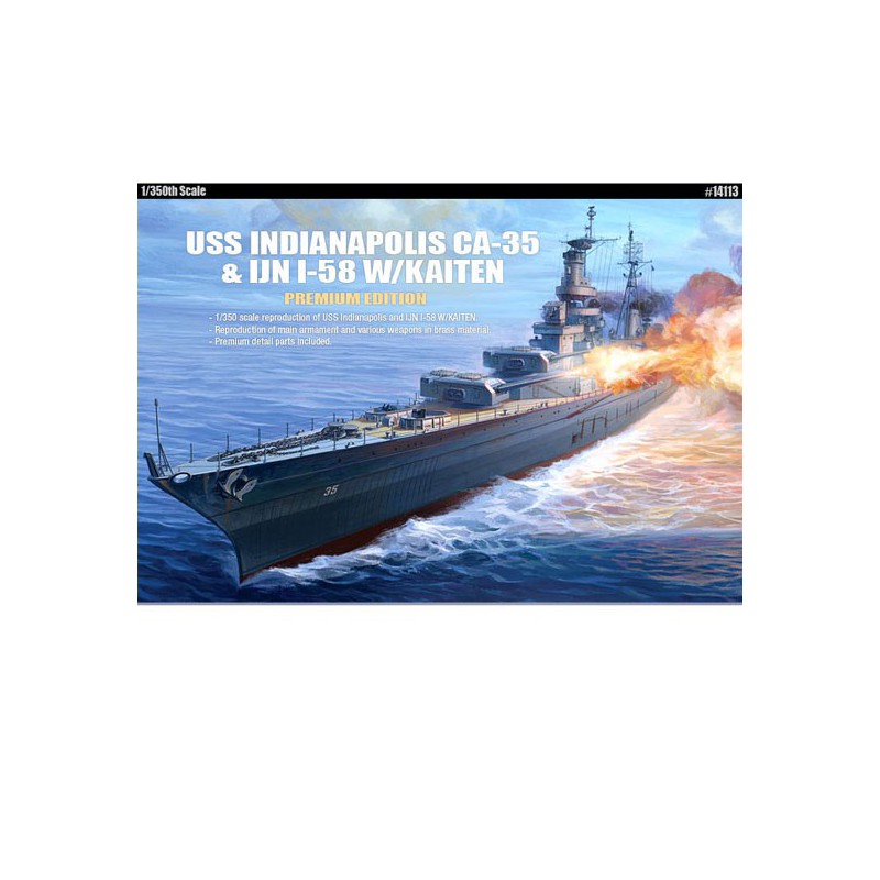 Plastikbootmodell Ca-35 Indianapolis Premium Edition 1/350 | Scientific-MHD