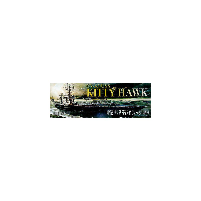 USS Kitty Hawk1/800 Plastikbootmodell | Scientific-MHD