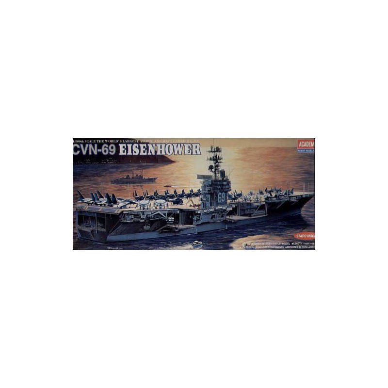 USS Eisenhower 1/800 Plastikbootmodell | Scientific-MHD