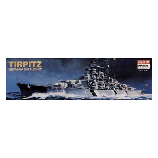 Schlachtschiff Tirpitz Kunststoffbootmodell (MTR) 1/800 | Scientific-MHD