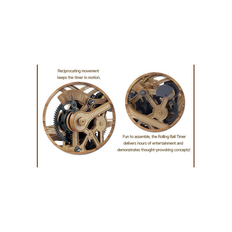 Da Vinci Rolling Ball Timer lehrreiches Plastikmodell | Scientific-MHD