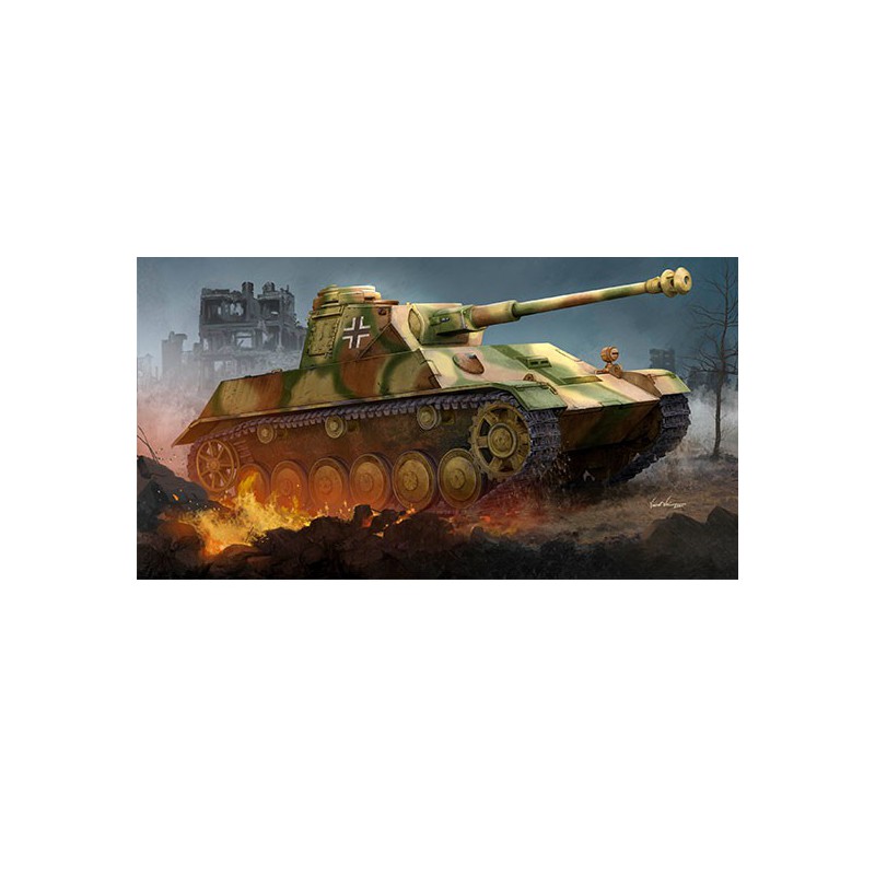 Plastiktankmodell Deutsch PZ.KPFW.iii/IV auf Einheitsfahrgestell (kleiner Turm) 1/35 | Scientific-MHD