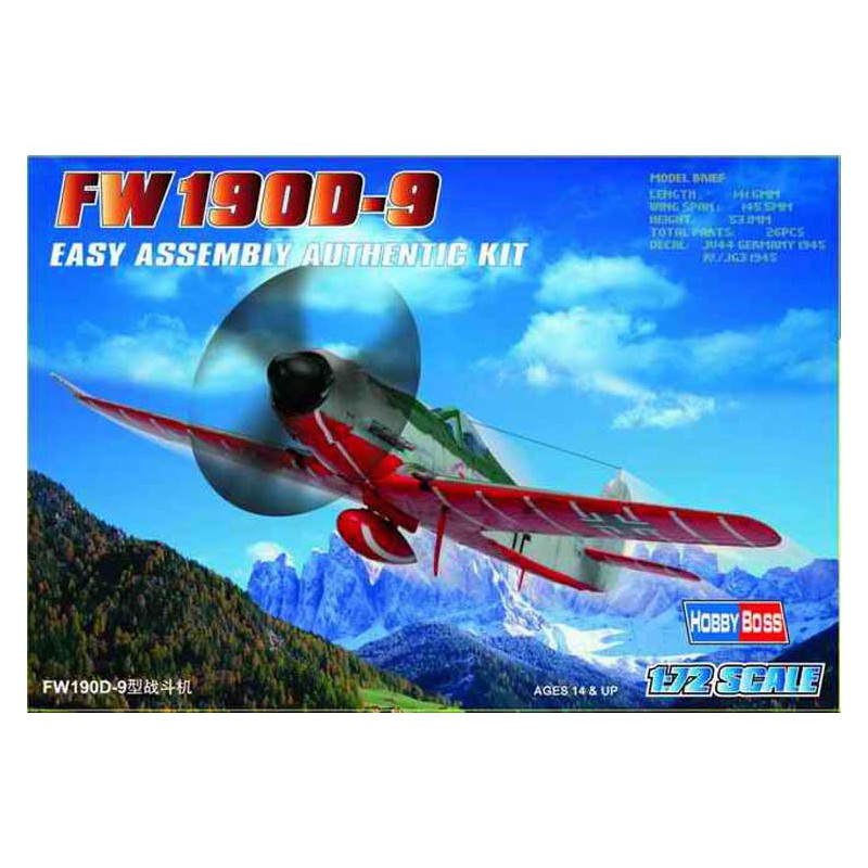 Kunststoffebene Modell Focke WUKF FW-109 D-9 1/72 | Scientific-MHD