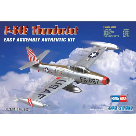 Amerikanisches Flugzeugmodell F-84E Thunderjet 1/72 Amerikanisches Flugzeugmodell F-84E Thunderjet 1/72 | Scientific-MHD