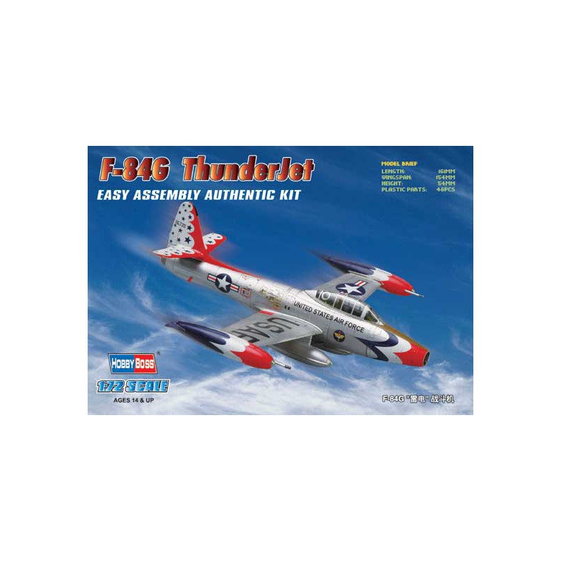 Kunststoffebene Modell F-84 G Thundersjet 1/72 | Scientific-MHD