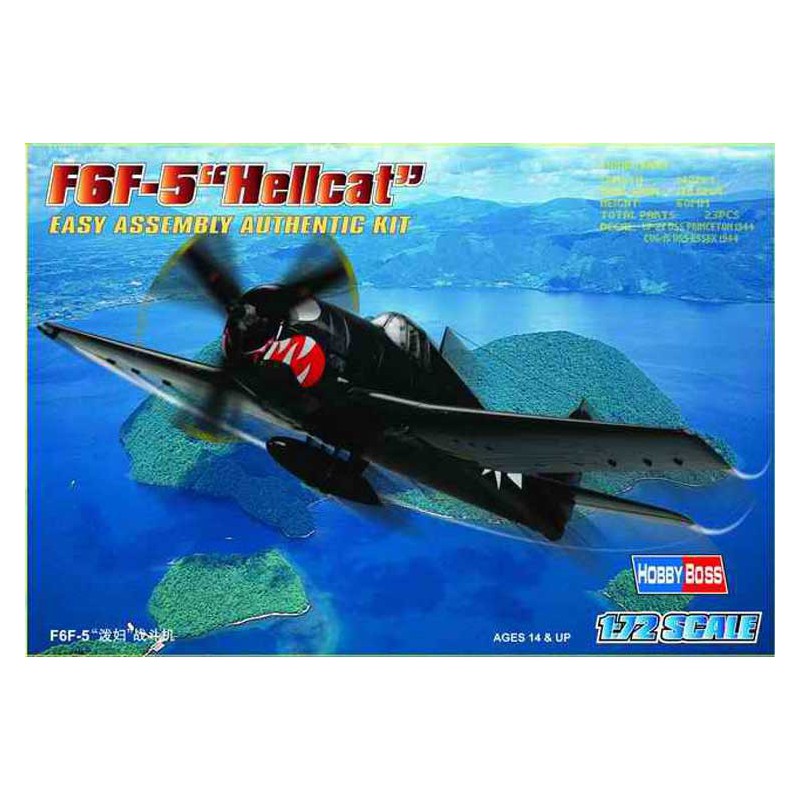 F6F-5 Hellcat 1/72 Plastikebene Modell | Scientific-MHD