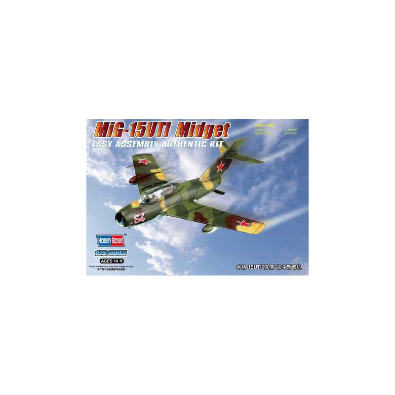 MiG-15 US 1/72 Kunststoffebene Modell | Scientific-MHD
