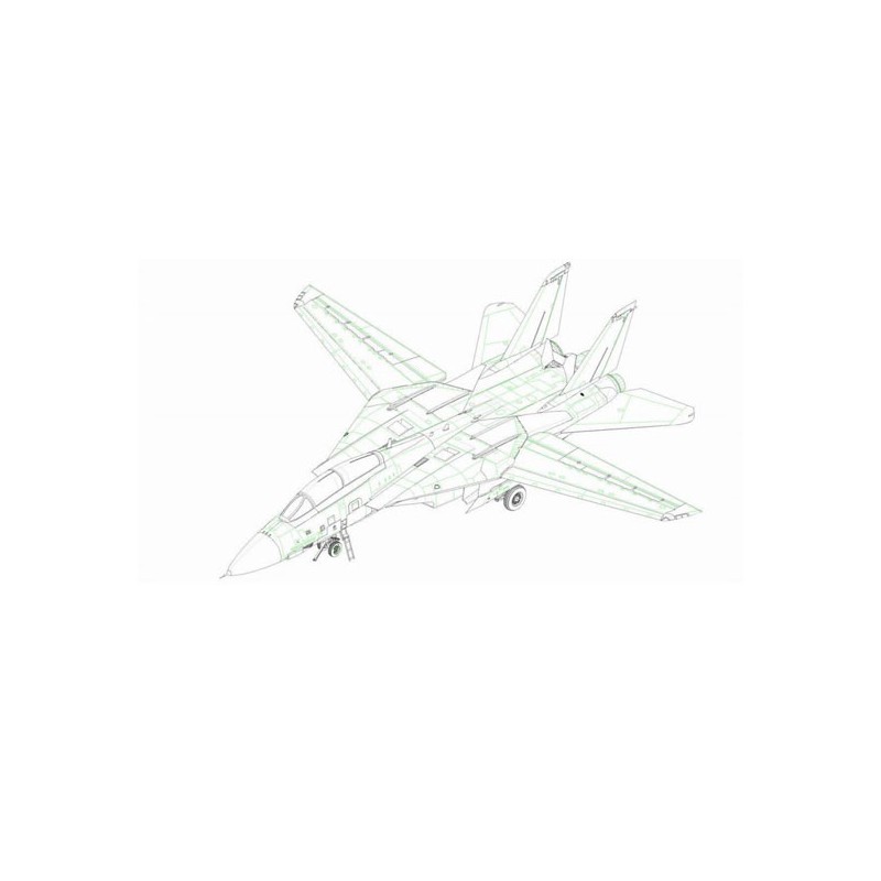 F-14A Kunststoffebene Modell Tomcat 1/72 | Scientific-MHD