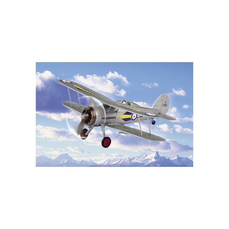 RAF Gladiator 1/72 Kunststoffebene Modell | Scientific-MHD