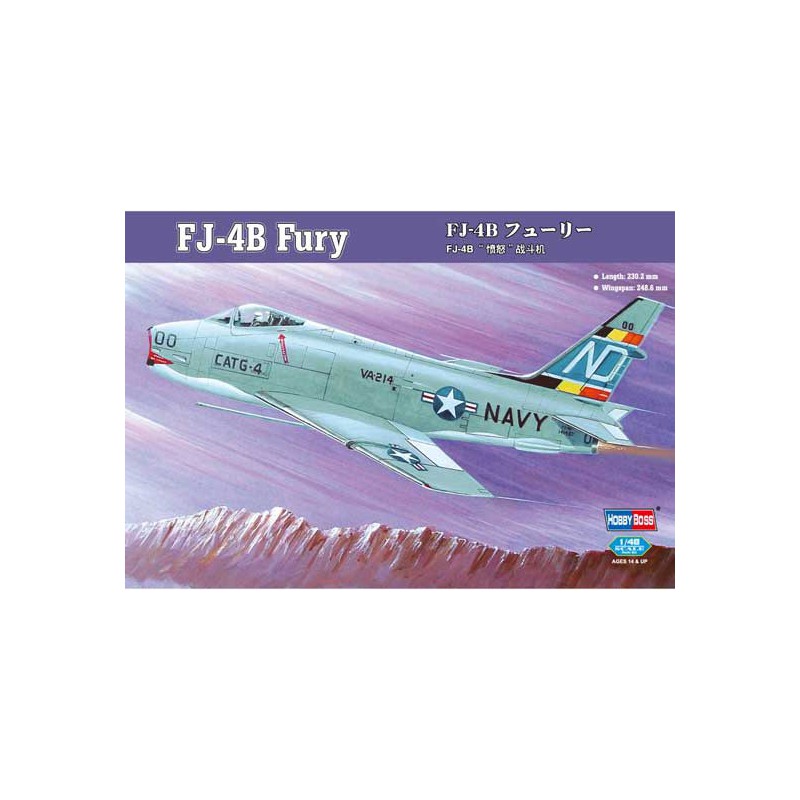 FJ-4B Fury Plastikmodell 1/48 | Scientific-MHD