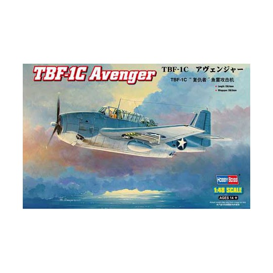 TBF-1C Avenger 1/48 Plastikflugzeugmodell | Scientific-MHD