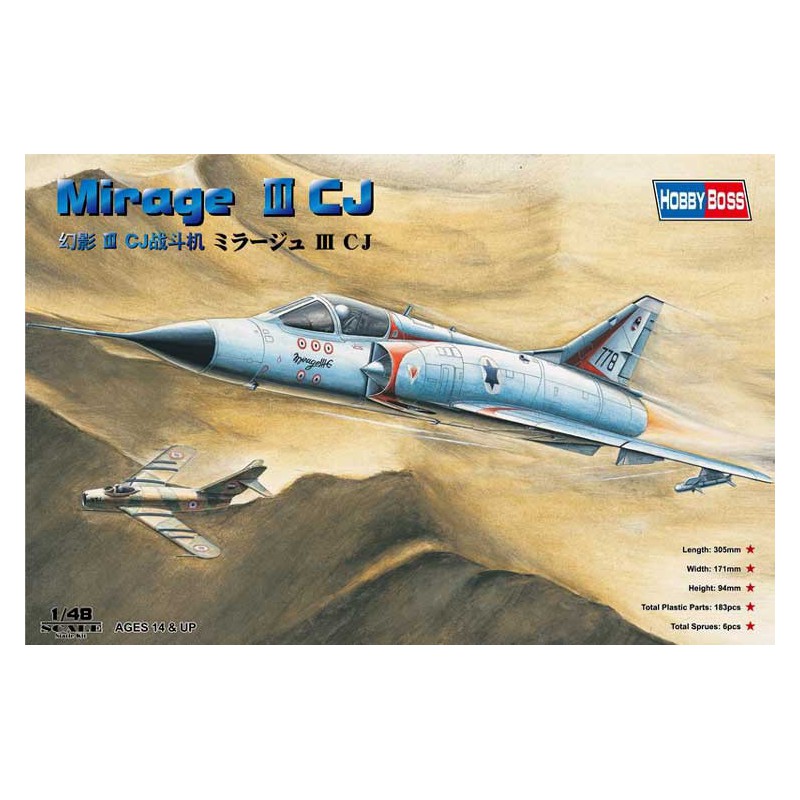 Mirage III CJ 1/48 Kunststoffebene Modell | Scientific-MHD