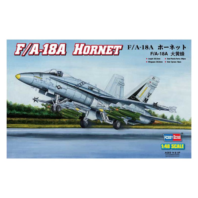 Kunststoffebene Modell F/A-18A Hornet 1/48 | Scientific-MHD