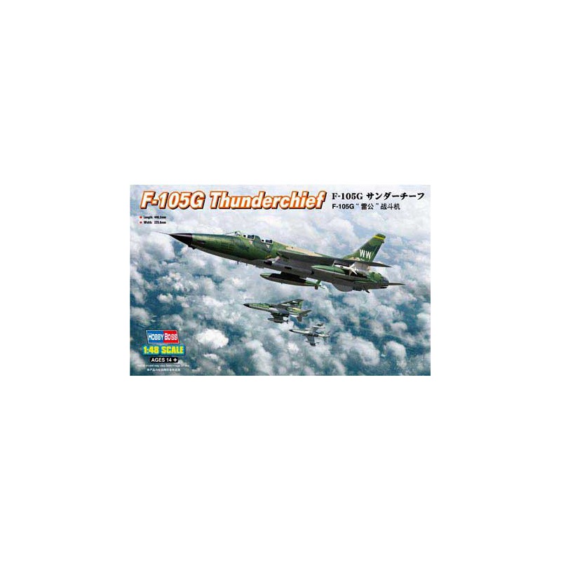F-105G Plastikflugzeug Modell Thunderchief 1/48 | Scientific-MHD