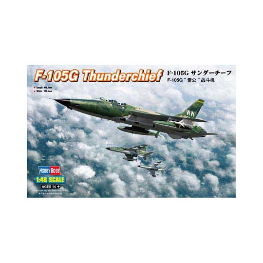 F-105G Plastikflugzeug Modell Thunderchief 1/48 | Scientific-MHD