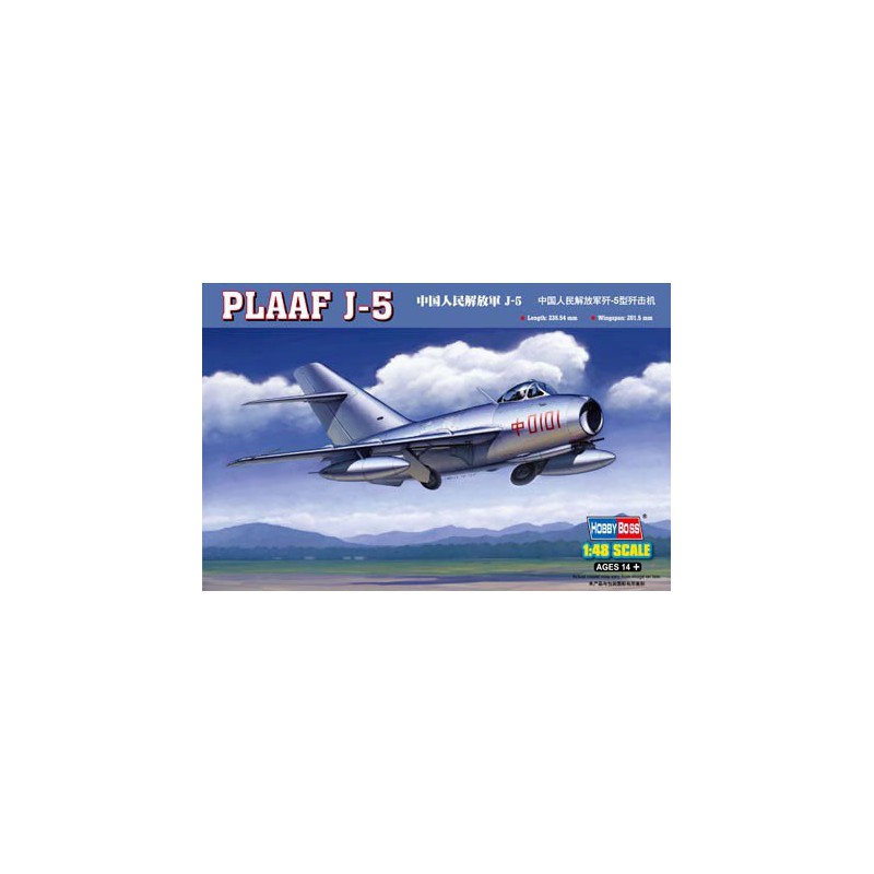 PLAAF J-5 1/48 Plastikebene Modell | Scientific-MHD