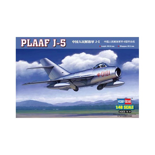 PLAAF J-5 1/48 Plastikebene Modell | Scientific-MHD