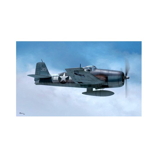 F6F-3N Hellcat 1/48 Plastikflugzeugmodell | Scientific-MHD